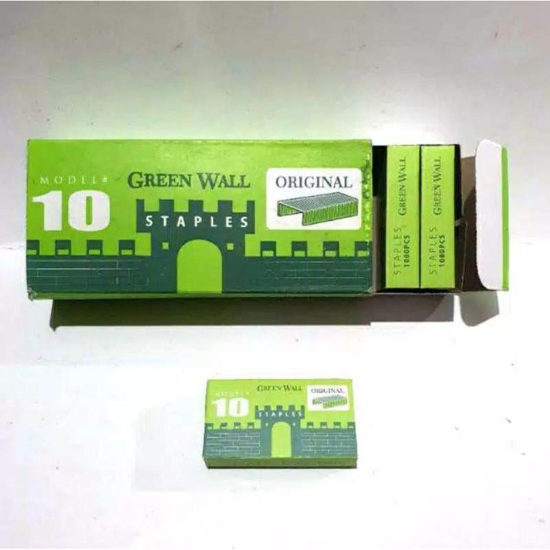 GREAT WALL &amp; GREEN WALL ISI ULANG STAPLES STAPLER