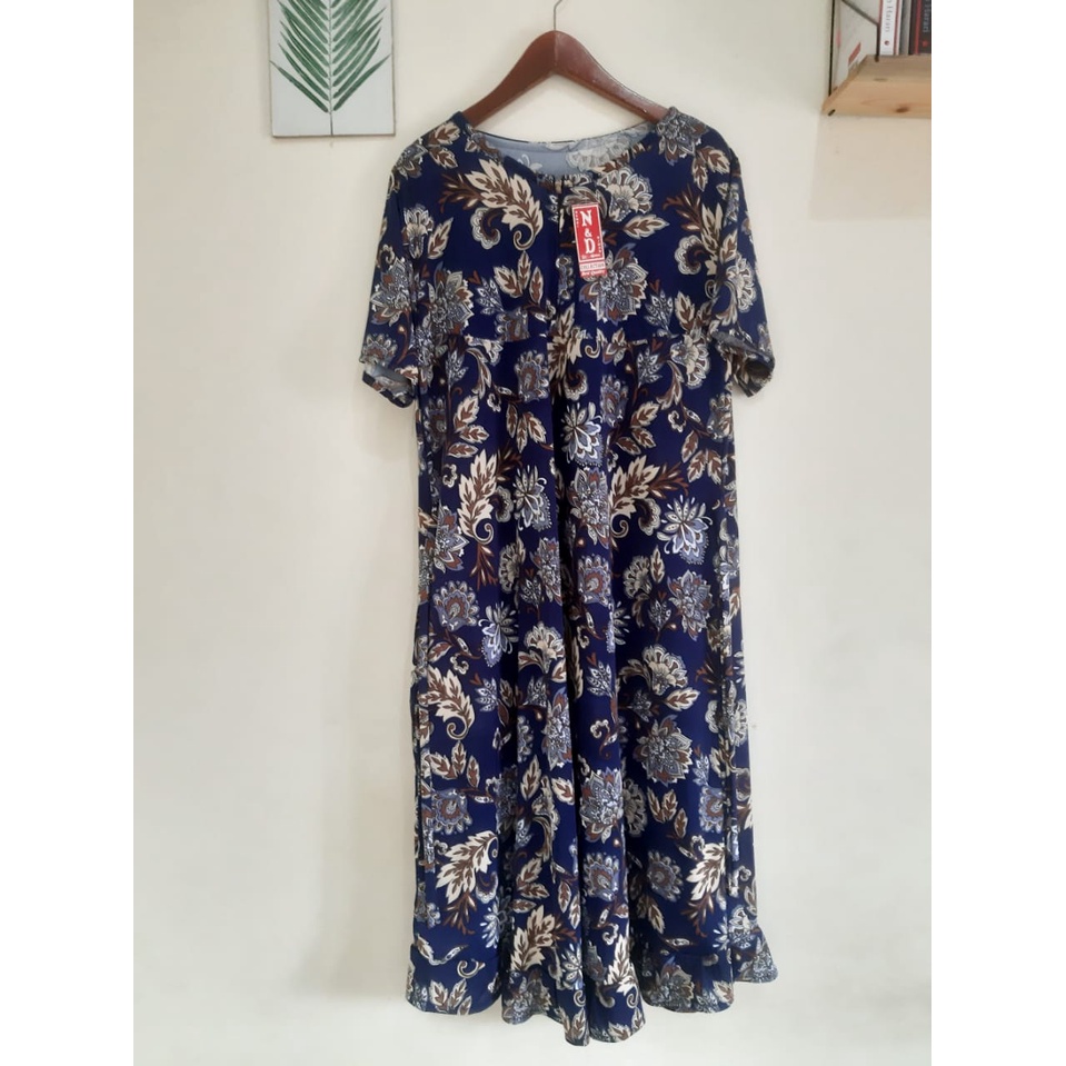 Daster Jersey Premium Korea | Daster Ruffle Busui Friendly