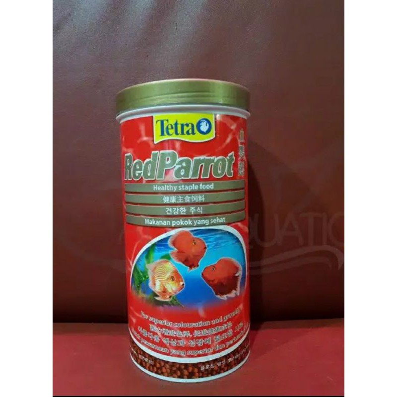 Pelet Tetra Red Parrot Food 110 Gram Tetra Original