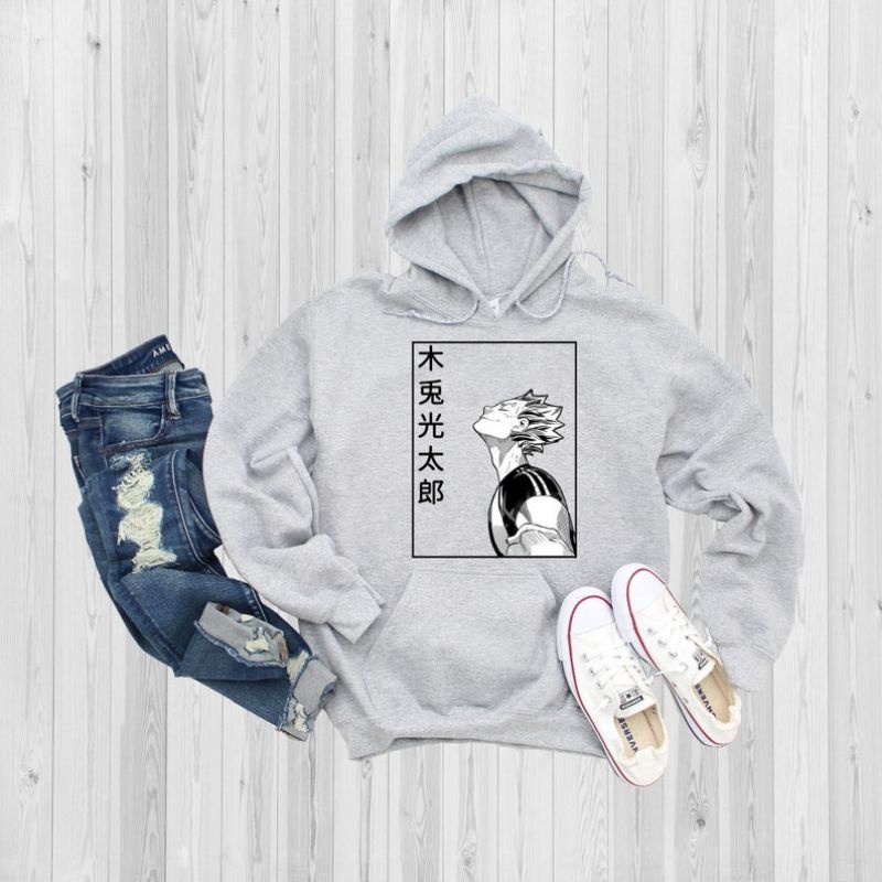 (S - 6XL) Hoodie ANIME Kotaro Bokuto Haikyuu Hoodie Jumper Bigsize Jumbo Oversize Japan Japanese Manga Harajuku Style Unisex Basketball