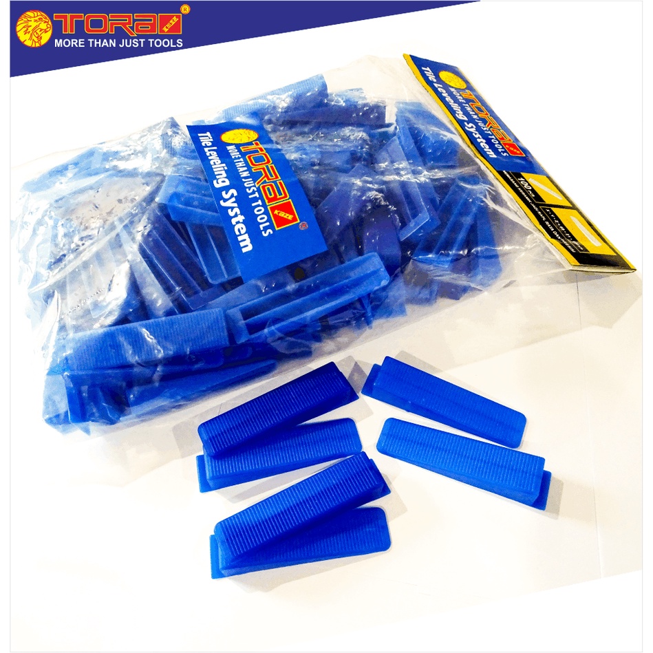 TORA Clip Wedge Tile Nat Spacer Leveling - Alat Perata Keramik Granit