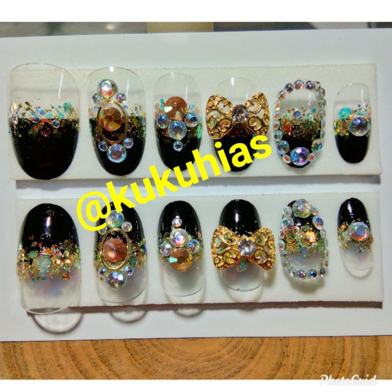 

KukuHias Wedding handmade full dekorasi isi 10-12pcs free lem