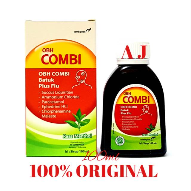 OBH Combi Batuk Plus Flu 100ml - Obat Batuk Disertai Flu | Shopee Indonesia