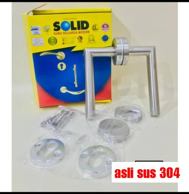 HRE 61.44 SOLID HANDLE PISAH SOLID ROSETE SOLID 61.44 ASLI SUS 304 SUPER PROMO