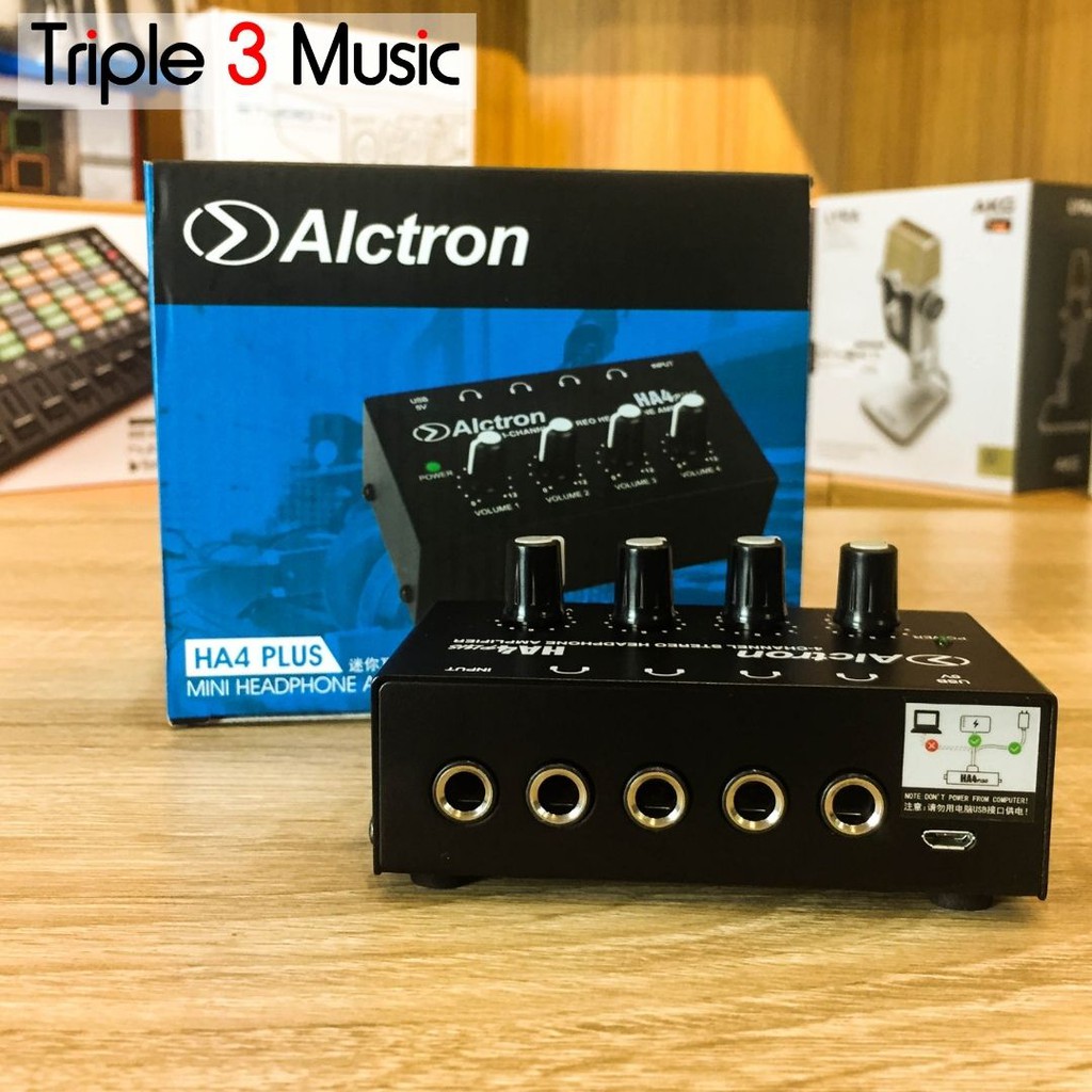 Alctron HA4 PLUS 4 Ch Headphone Amplifier