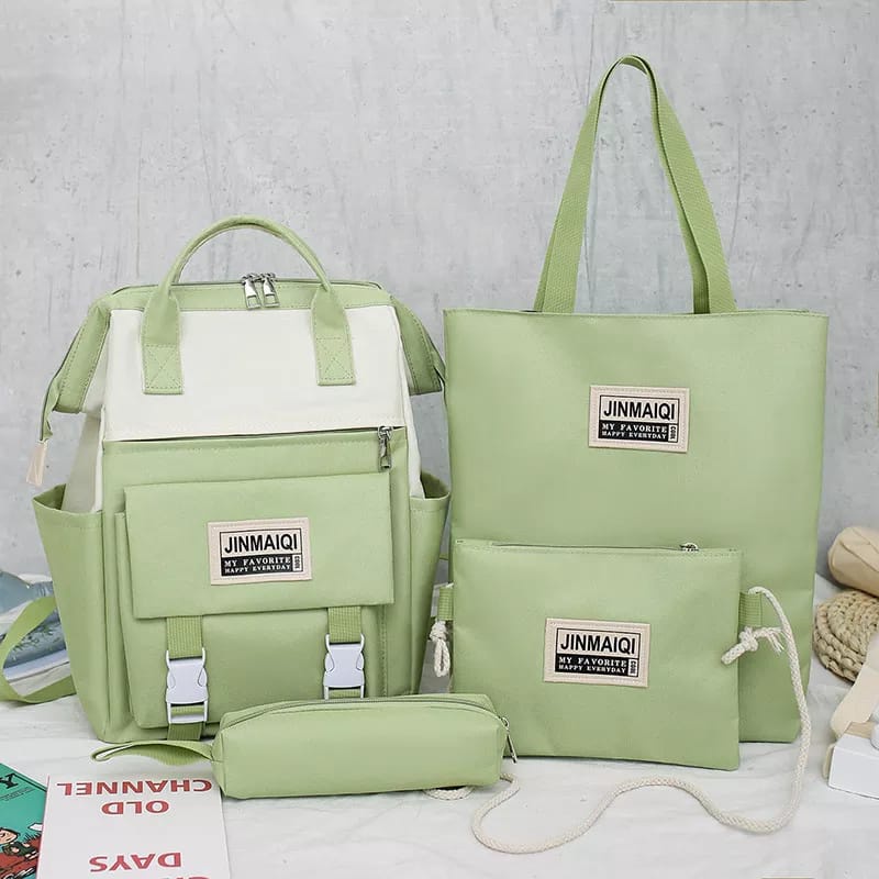 FAGETO - SWAB Limited Edition Tas Ransel Backpack 4in1 wanita terlaris Tas SET-4