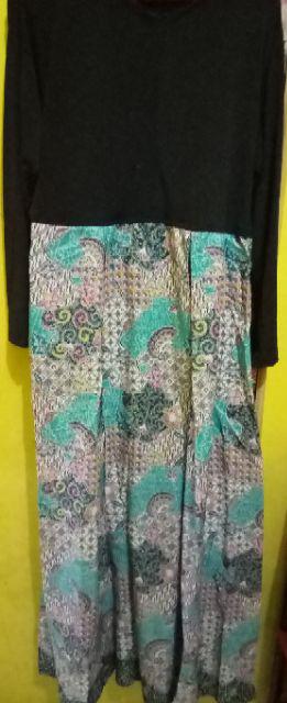Ready Stok Siap Kirim Gamis Batik Ori Pingu Lovin