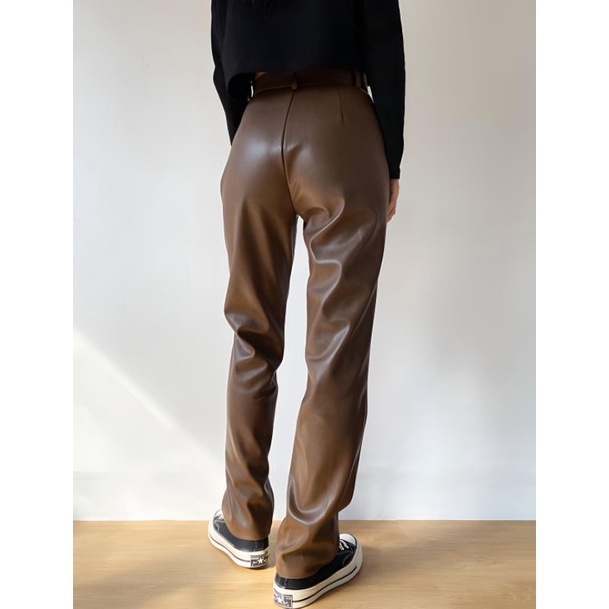 TAILOR LABS CELANA KULIT HIGH WAIST 'KIMARA'