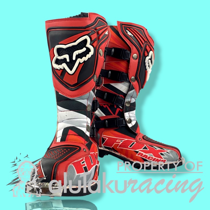 Sepatu Motocross Trail MX Enduro Fullprint with Safety Protector - 001