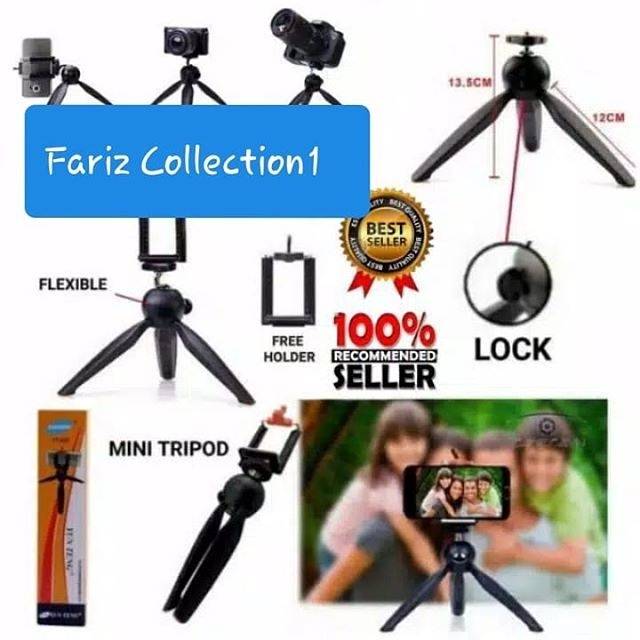 TRIPOD CAMERA YUNTENG MINI YT-228 / YT228 / TRIPOD SELFIE YT 228 SB