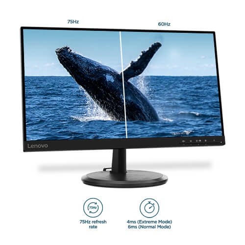 Lenovo Monitor D22e-20 22&quot;, VA, FHD, 75Hz, 3000:1, 72% NTSC, AMD FreeSync