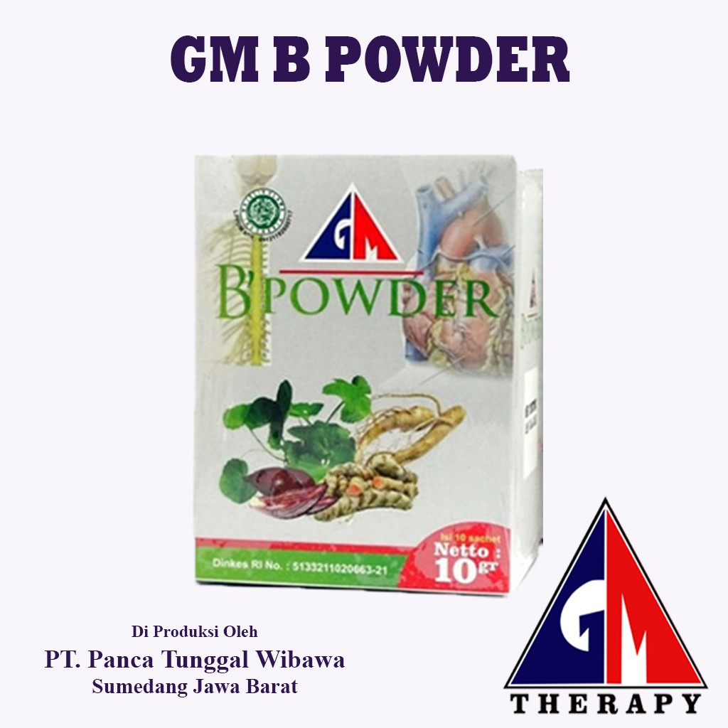 

B POWDER / GM B POWDER / Mengatasi Stroke dan Gangguan Syaraf/Hipertensi/Kolesterol/Diabetes