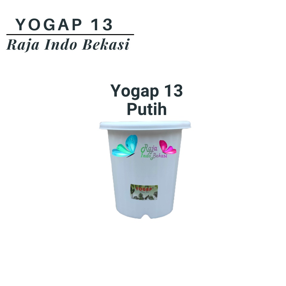 LUSINAN Pot Yogap 13 Putih Transparan Bening Merah Bata Isi 12 pcs Pot Yogap 10 13 15 17 18 19 25 Pot Yogap Bening LUSINAN POT YOGAP MURAH