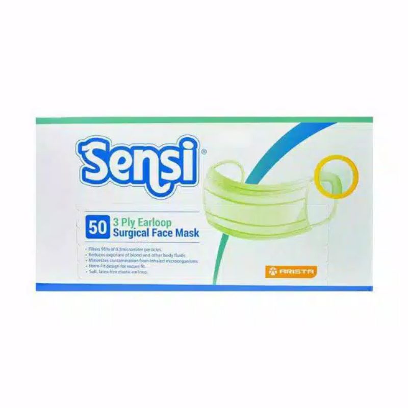 Masker Medis Earloop Sensi isi 50pcs