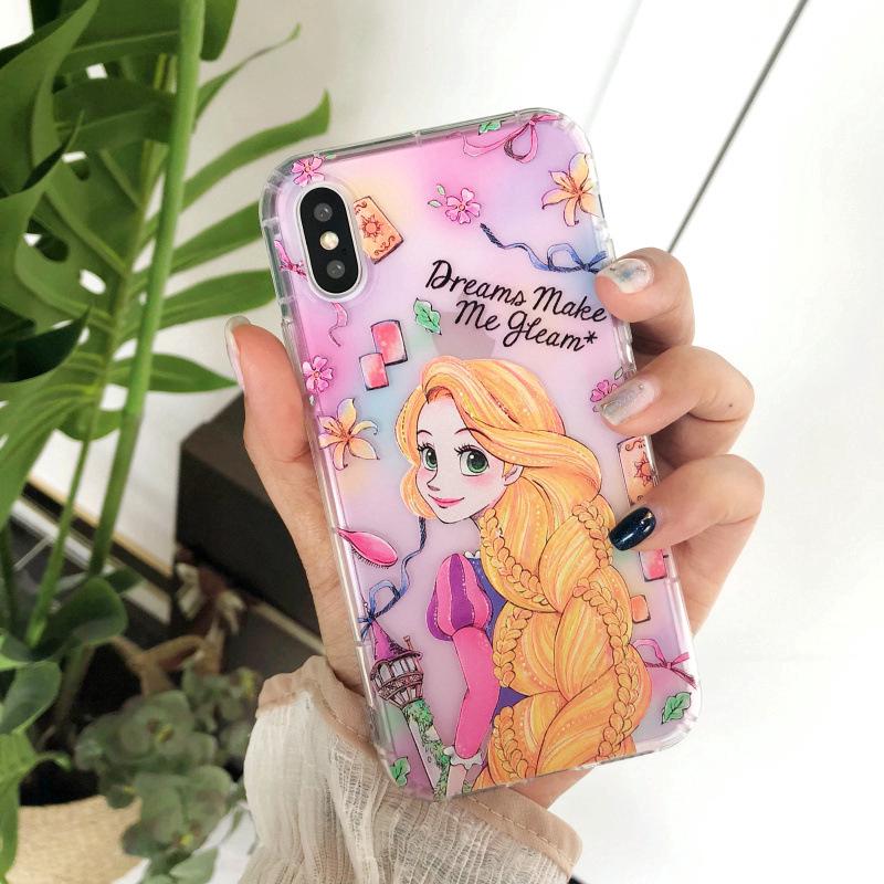 Casing Desain Mermaid Alice Snow White Princess Bahan TPU