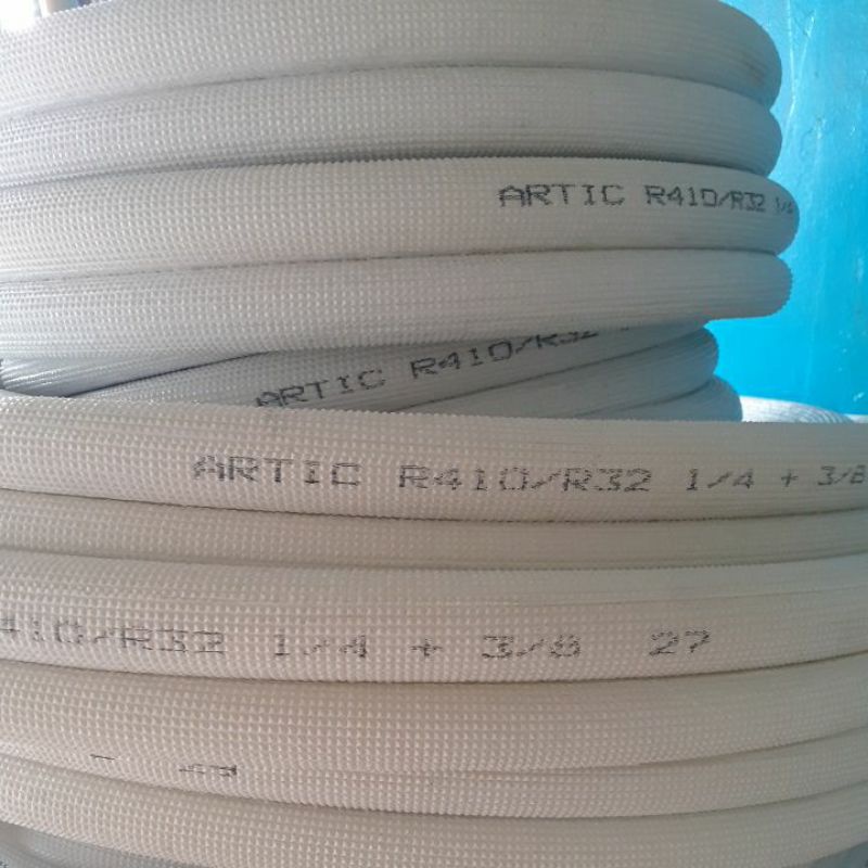 Pipa ac ARTIC 1/4 × 3/8 untuk ac 1/2pk sampe 1pk harga per meter economis req 1 = 1meter