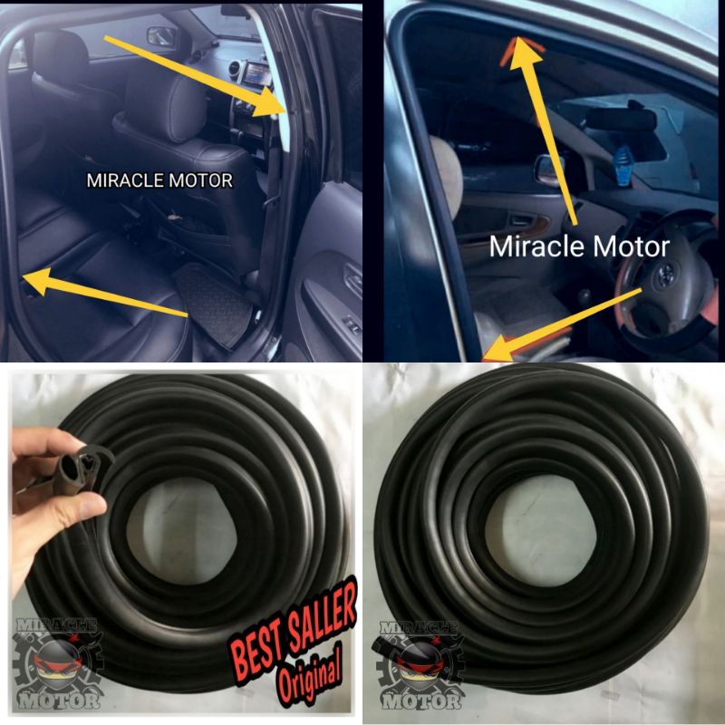 Karet Balon Pintu Body Innova - Karet peredam pintu innova 2005-2015