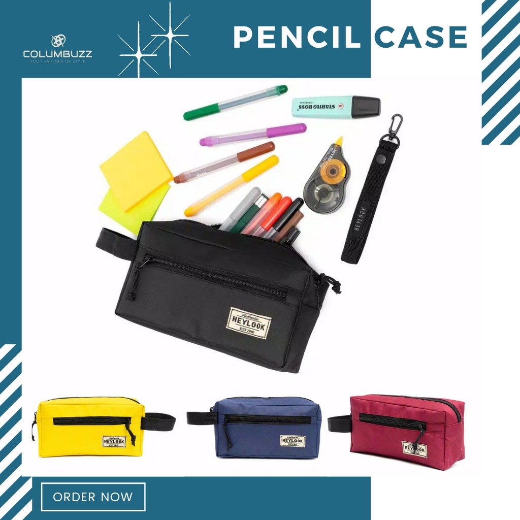 

TEMPAT PENSIL KOTAK PENSIL PENCIL CASE KOTAK ANAK ATK SEKOLAH KULIAH KANTOR KERJA HEYLOOK