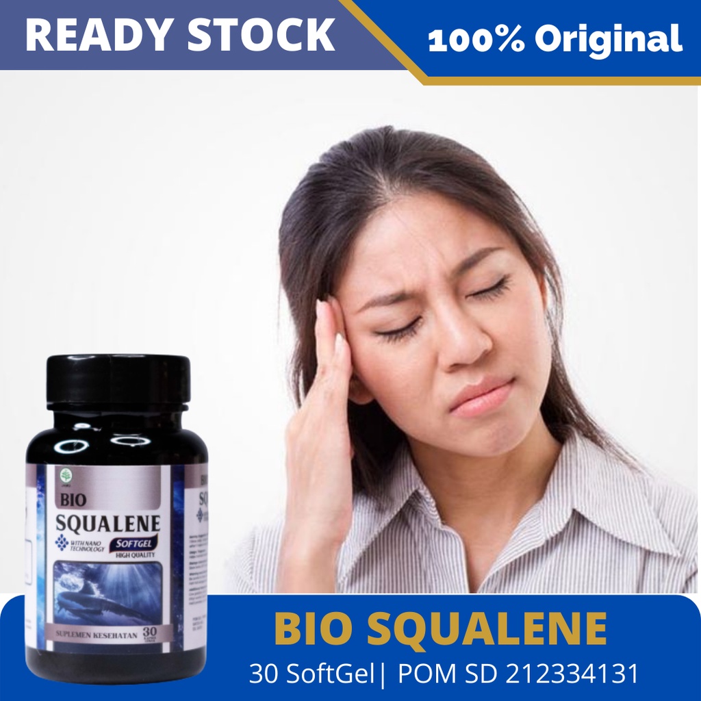 Obat Penambah Darah Rendah, Obat Anemia, Obat Darah Rendah, Obat Kurang Darah, Obat HB Rendah, Sakit Kepala, Mudah Lemas, Badan Lemas, Pusing, Vertigo, Mual Muntah, Kurang Fokus, Sesak Nafas, Nyeri Dada – Bio Squalene 100% Original BPOM