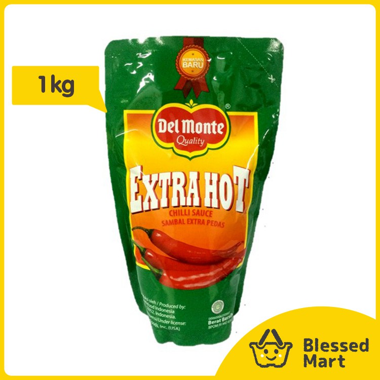 Saus Sambal Delmonte Refill / Delmonte Extra Hot 1kg