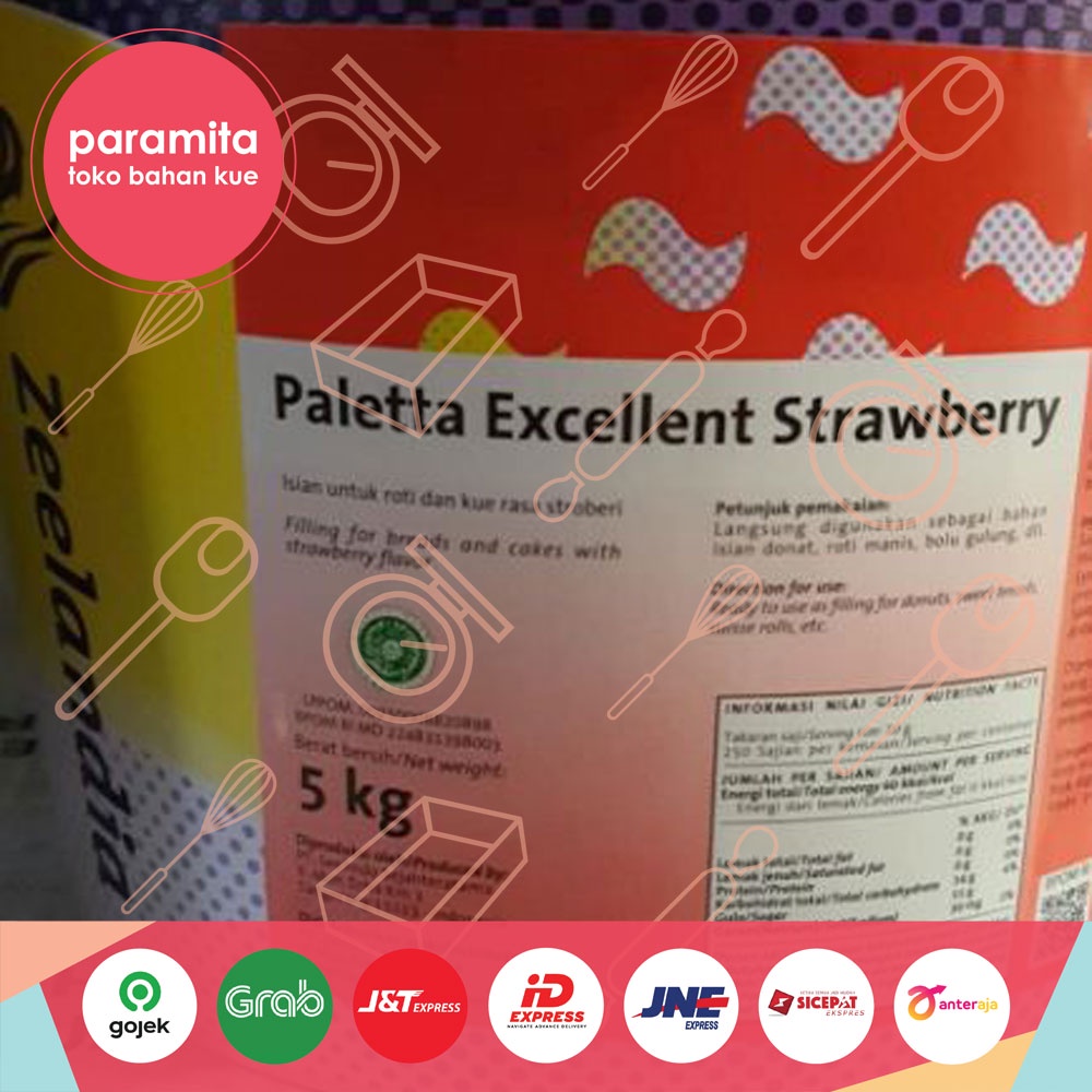 Paletta Selai Strawberry Repack 500 gr