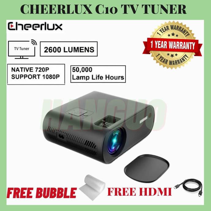 Cheerlux C10 ATV | Projector C10 TV Tuner | Proyektor Cheerlux C10 ATV Termurah