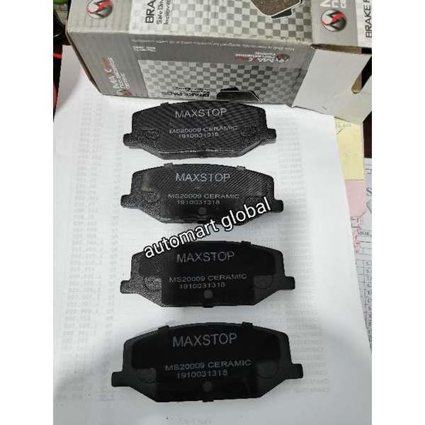 Brake pad kampas rem depan suzuki katana sj410 set 4pc maxstop