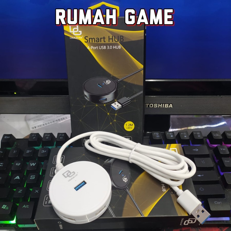 DIGIGEAR HIGH SPEED SMART USB HUB 4 PORT USB 3.0 BUNDAR