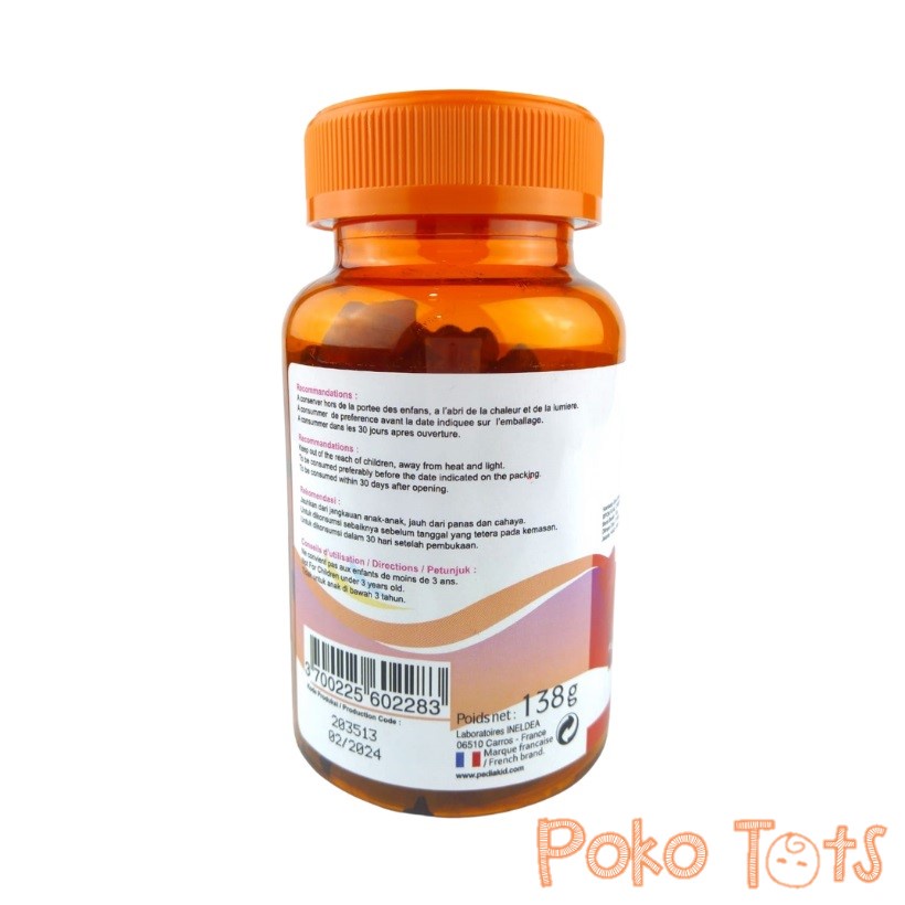 Pediakid Gommes Multivitamins 60s Gummies Multivitamin Anak Isi 60 Kapsul