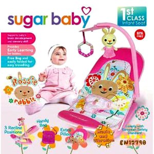 Sugar Baby Fold Up Infant Seat Rossie Rabbit