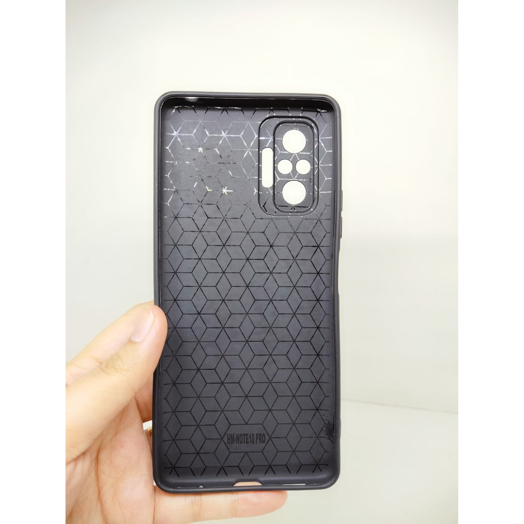 LUXURY Real Redmi Note10 Note10s Redmi Note 10Pro with Pelindung Camera TPU Black Matte