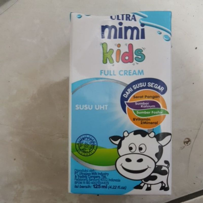 

susu ultra mimi full cream 125ml