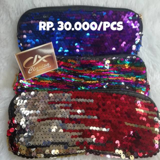 

KOTAK PENSIL SEKUIN SQUIN SEQUIN