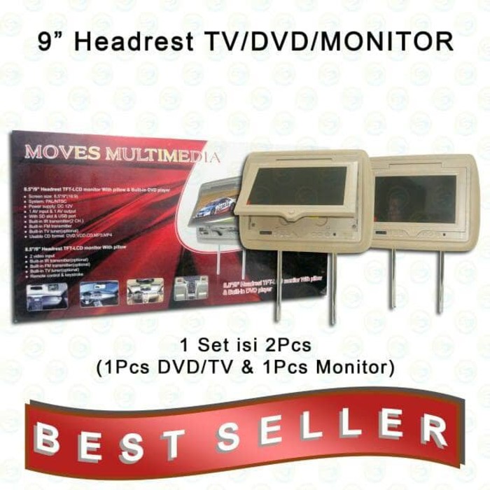 TV / DVD / MONITOR HEADREST 9 INCH
