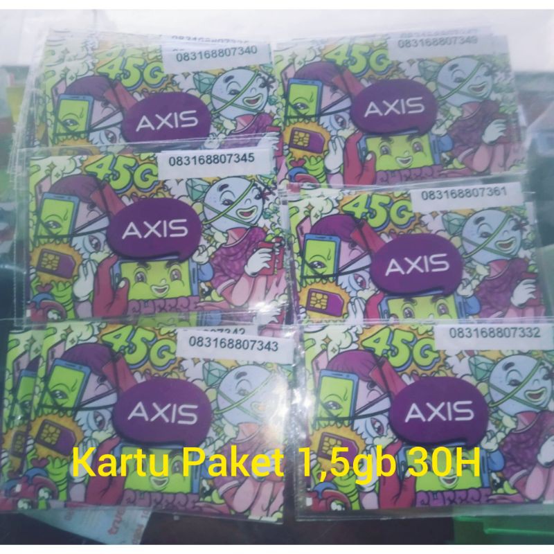 Harga Kartu Paket Axis 30gb Terbaru Juni 2022 | BigGo Indonesia