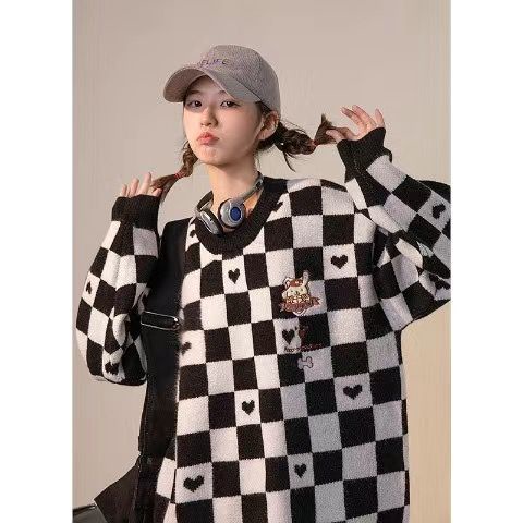 IMPORT SANRIO KIDS WOMAN KNIT SWEATER OVERSIZED JAPAN KOREAN STYLE BAJU HANGAT JAKET RAJUT WANITA MUSIM DINGIN