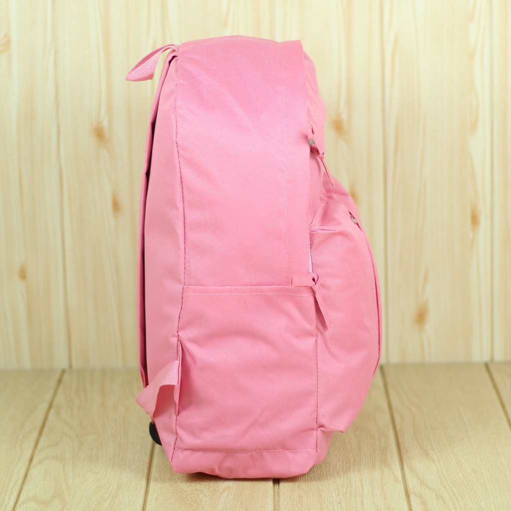 Tas Fashion Wanita Phium Saku Tegak Pink Ransel Cewek Multi Fungsi Stylish Korean Style OOTD Sekolah