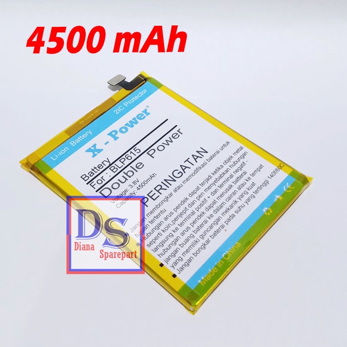 Baterai Oppo A37F Neo 9 BLP615 Batu Batre Battery Tanam A37 F Double Power