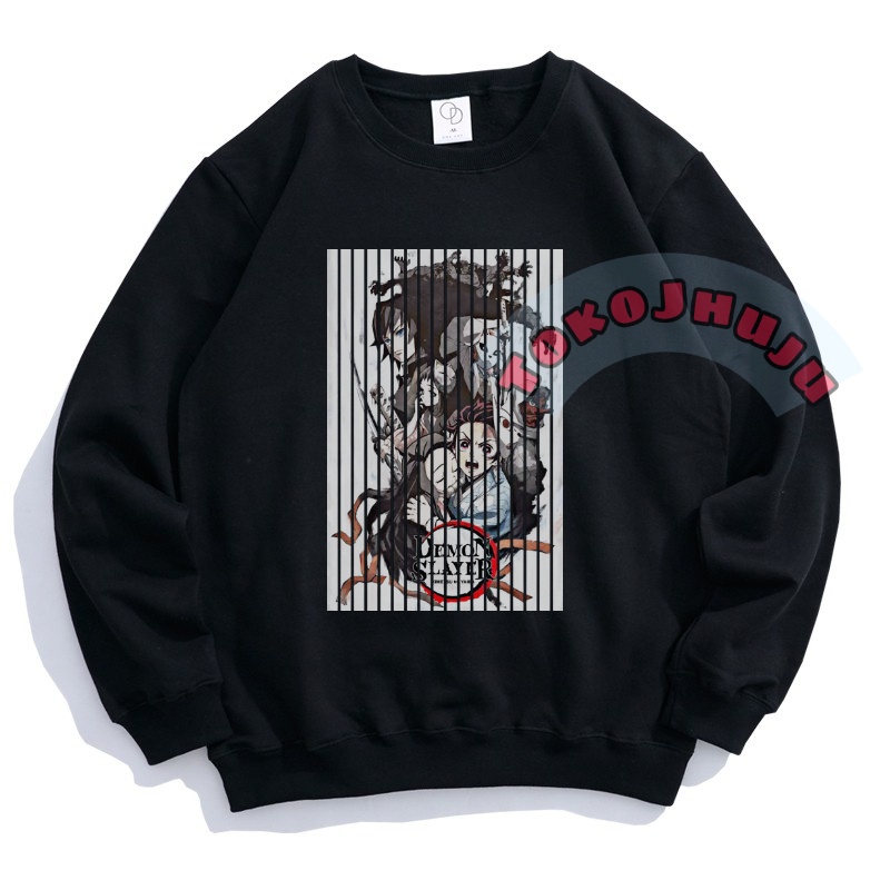 Basic Sweater Anime Kimetsu No Yaiba Demon Slayer Print DTF 02