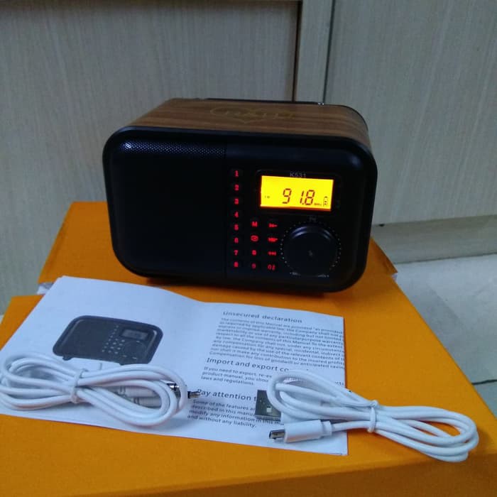 Speaker Bluetooth Portable FM Radio