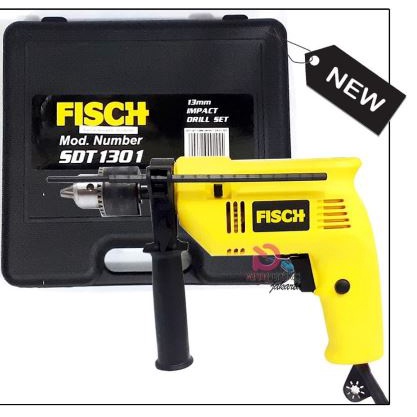 Fisch Impact Drill Set SDT-1301 - Bor Listrik Impact 13mm