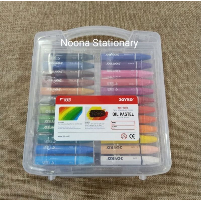 Crayon 24 Warna Oil Pastel - Joyko 24S