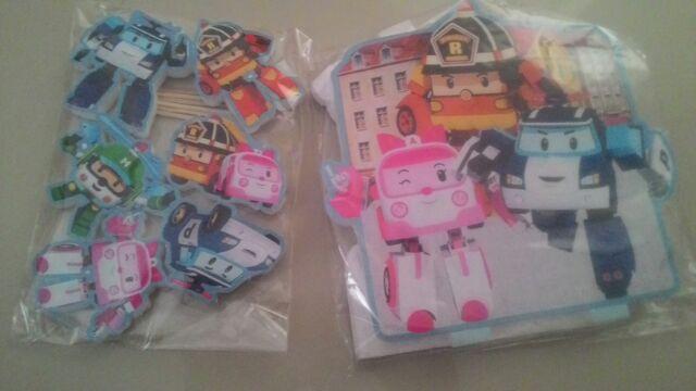 Sale!!!cake Topper Robocar Poli