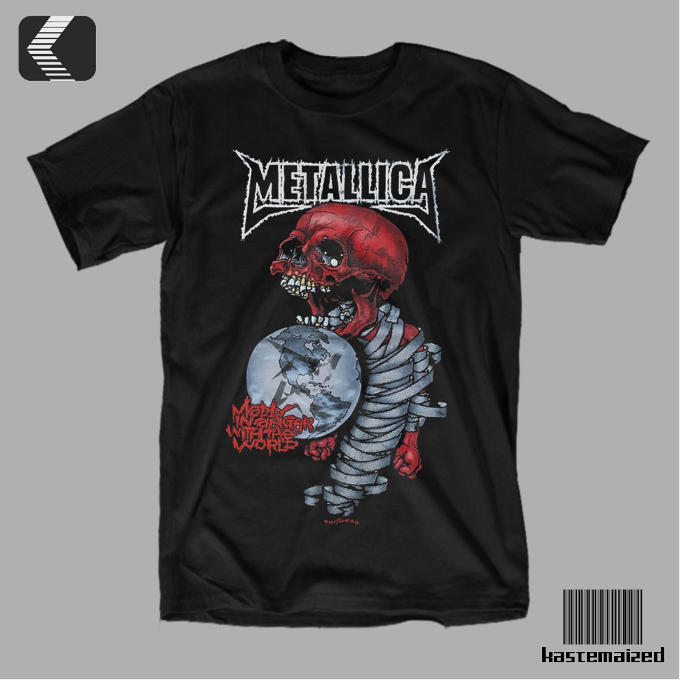 Kaos Band METALLICA - MADLY ANGER TOUR 2004 (BACKPRINT)