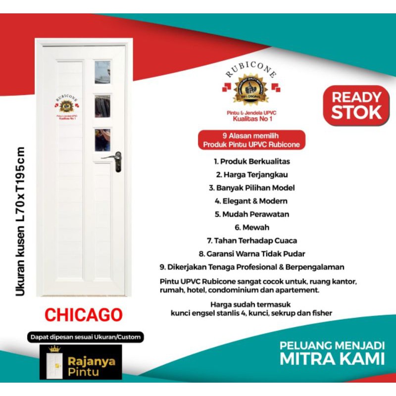 Pintu Upvc Rubicon Chicago R32