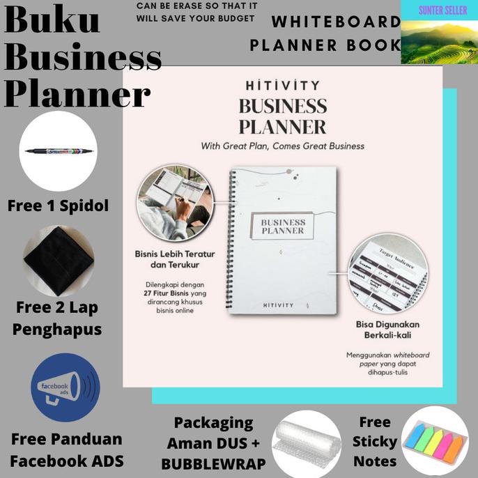 

Buku Business Planner/bisnis planner/Whiteboard planer book for bisnis