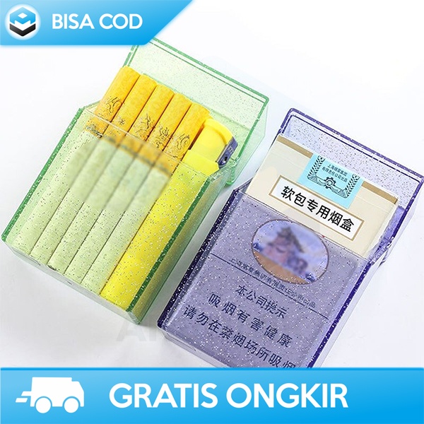 KOTAK BOX ROKOK CASE FASHION PLASTIC CIGARETTE JOKSTAR 20 SLOT MURAH