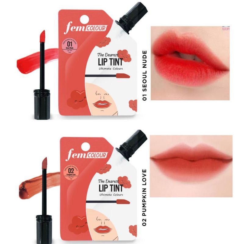 ✿ELYSABETHME✿ [ESENSES] fem colour lip tint ombre lips sachet