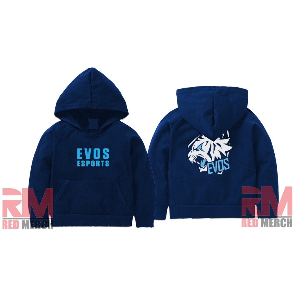 jaket hoodie anak team Evos Esports ml ff