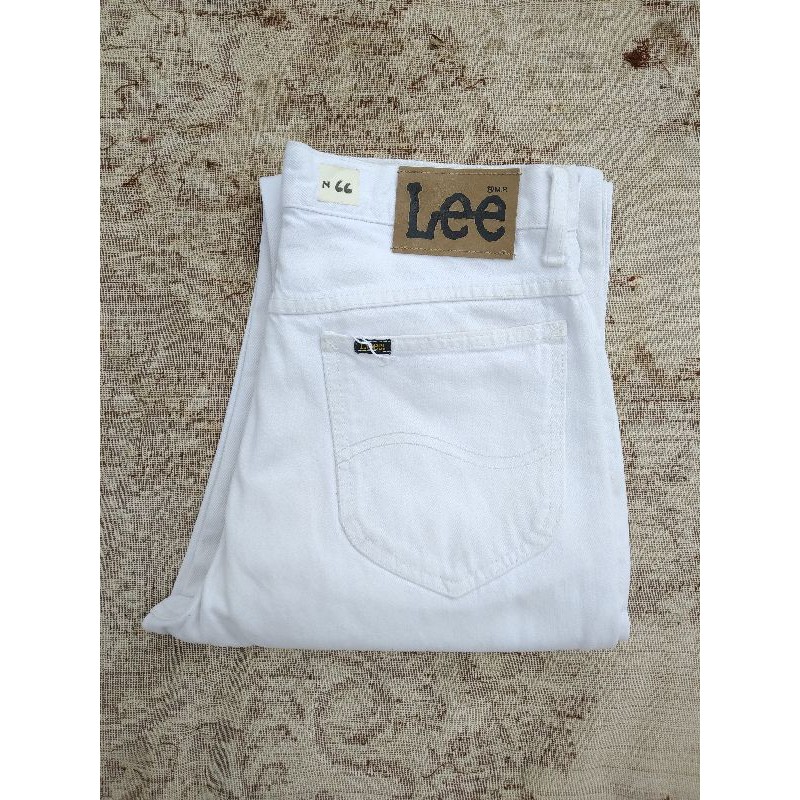 lee riders white jeans second original